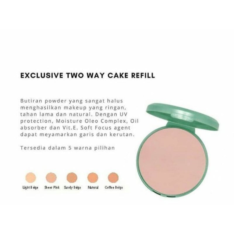 Refill Wardah Exclusive Two Way Cake SPF 15