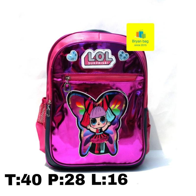 Tas Lol impor anak perempuanUngu