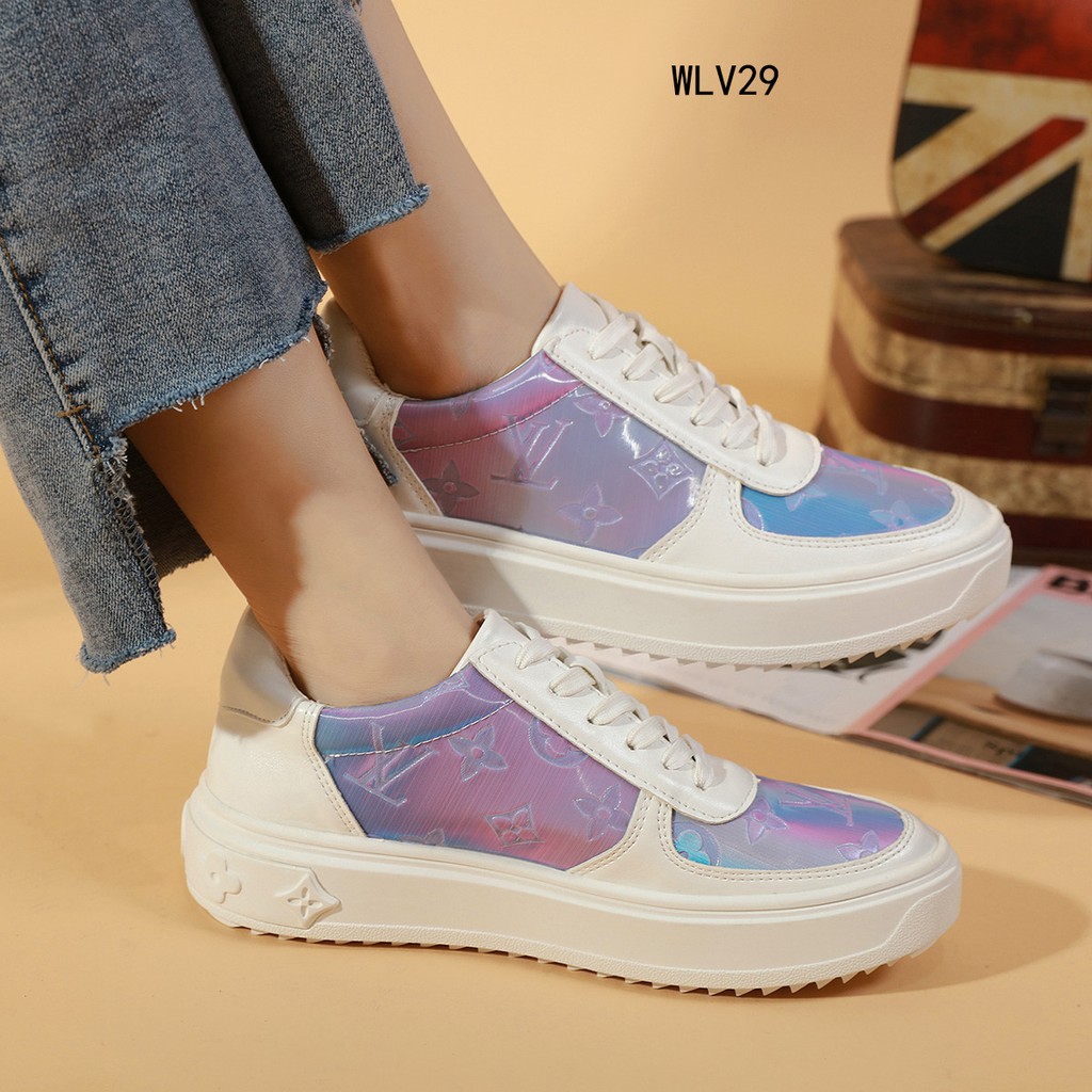 CK01 LOUIS VUITTON LV PLATINUM SNEAKERS WLV29 SEPATU WANITA IMPOR