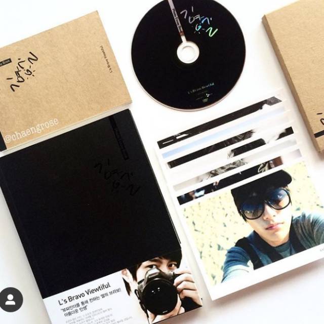 L's BRAVO VIEWTIFUL PHOTOBOOK INFINITE L MYUNGSOO ALBUM KPOP PHOTOCARD