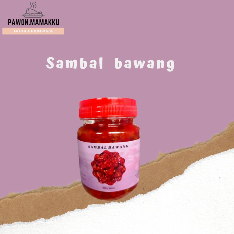 

Pawonmamakku sambal bawang pedes gurih enak kemasan 200gr