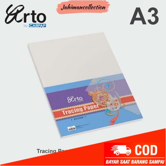 

✨ BISA COD ✨ Arto A3 Tracing Paper / Kertas Kalkir - 60 GSM - 20 Sheets