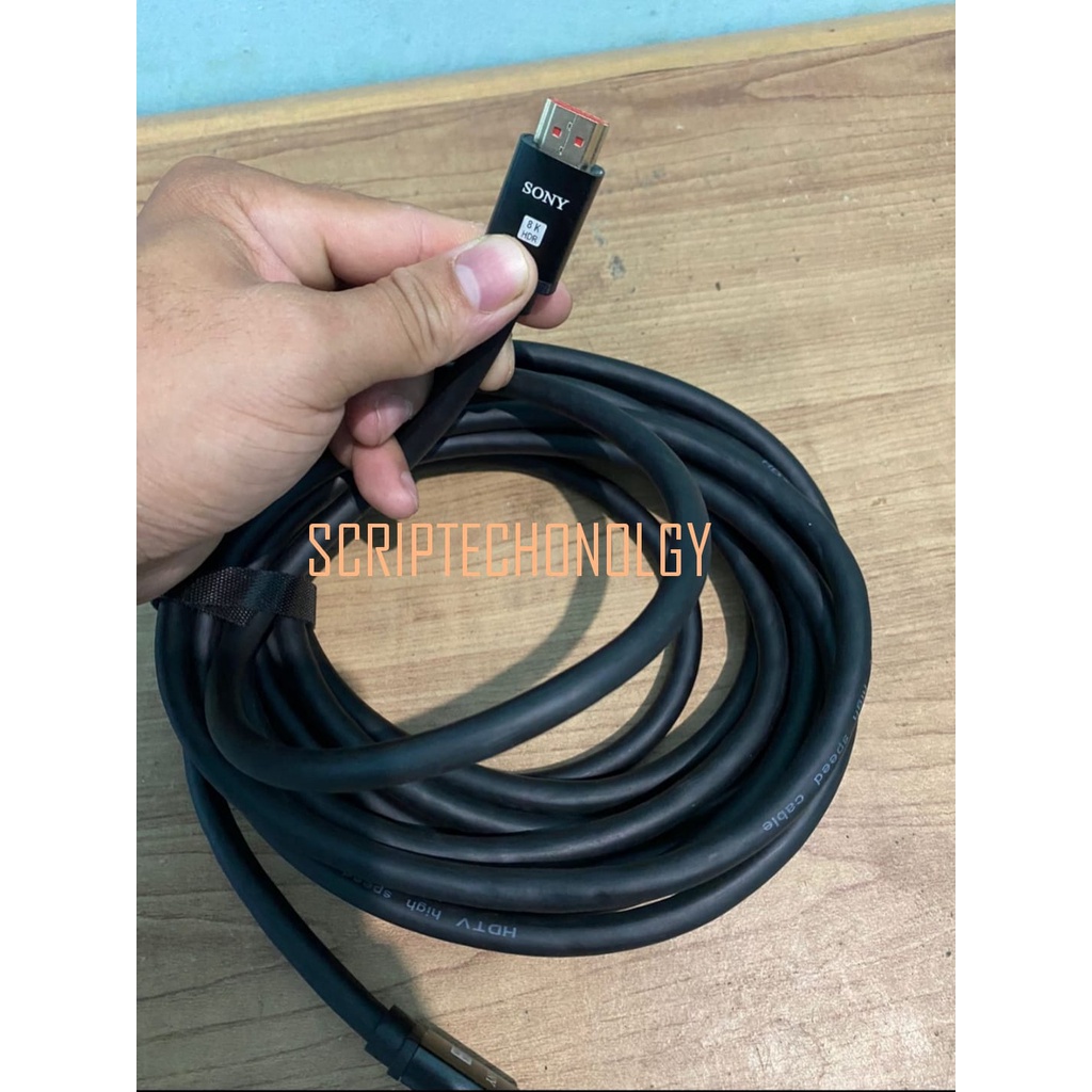 Kabel HDMI SONY 10M High Premium 8K V2.1 - KABEL HDTV SONY 10 Meter