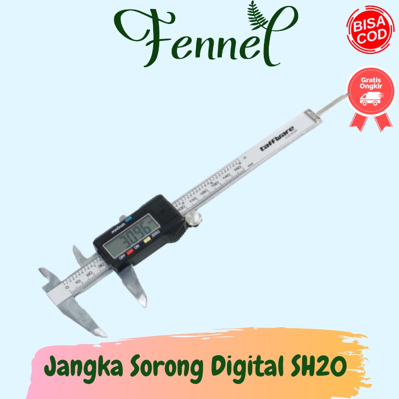 Sigmat Vernier Kaliper Jangka Sorong Digital Layar LCD SH20