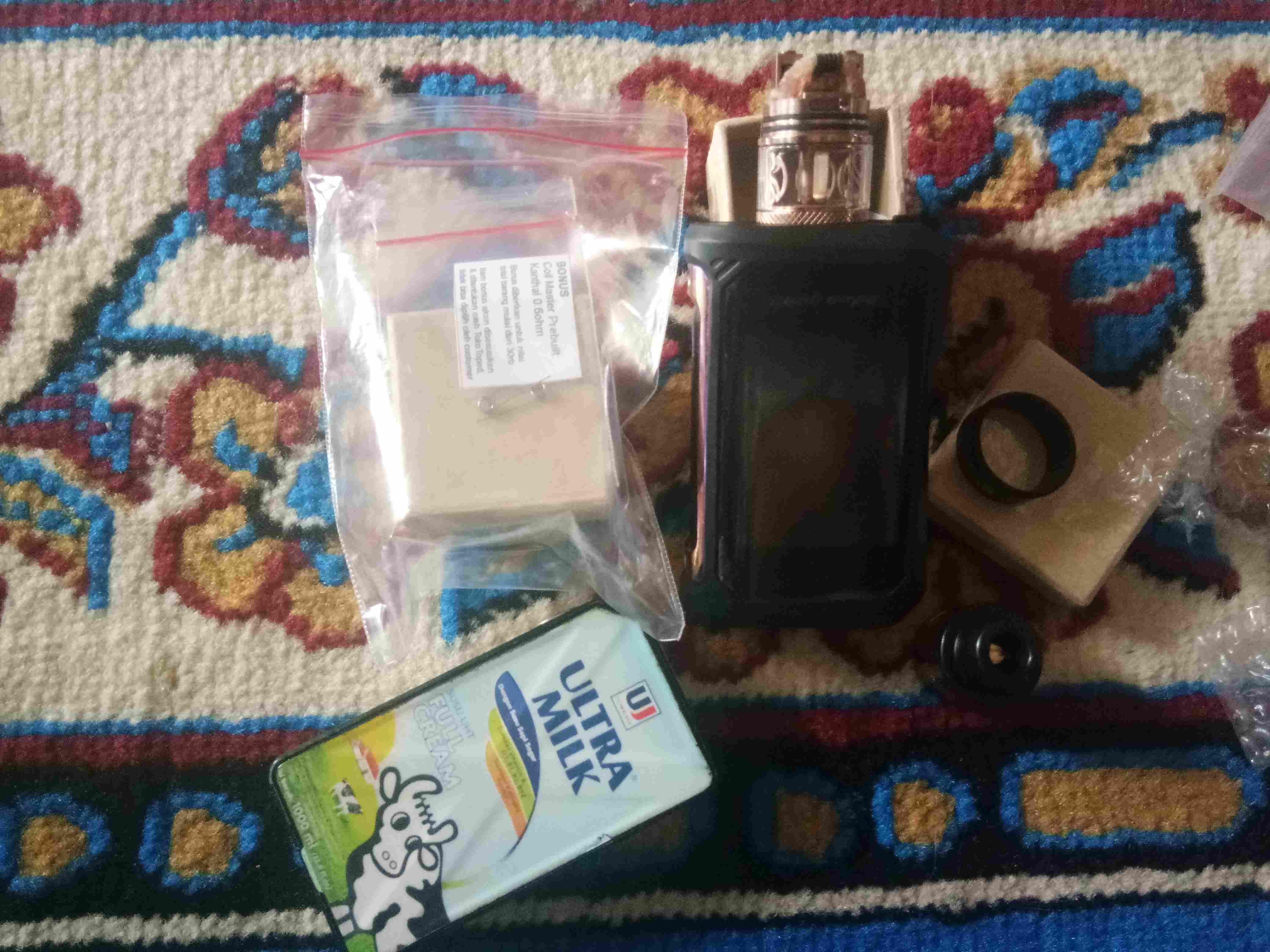 Kaca Gelas Merlin Mini Rta Flat Lurus 24mm Replacement Glass Pyrex