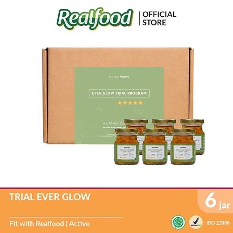 

Realfood Trial Everglow ( 6 jar ) minuman sarang burung walet ori