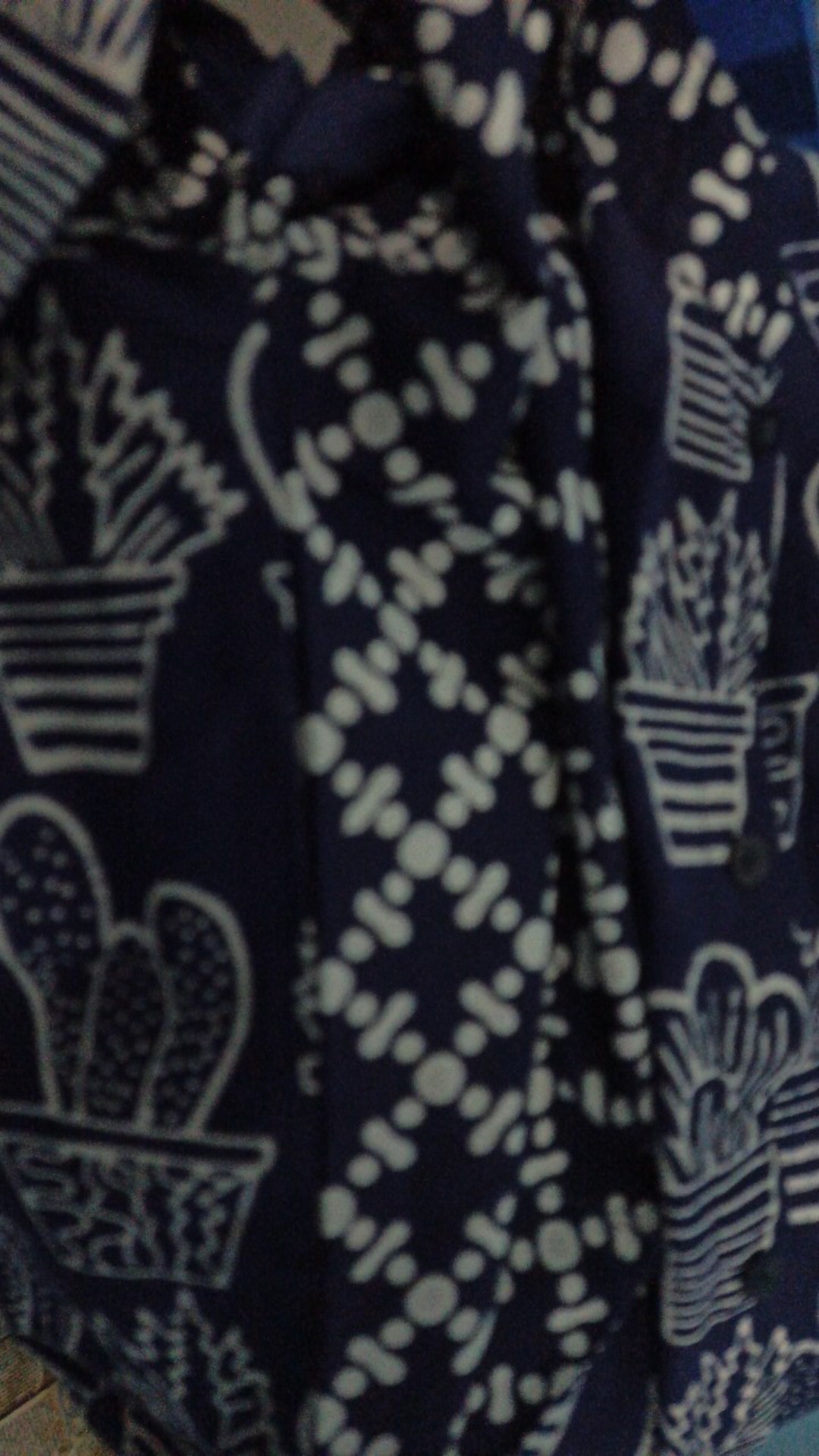 Kemeja Batik Anak Navy Series