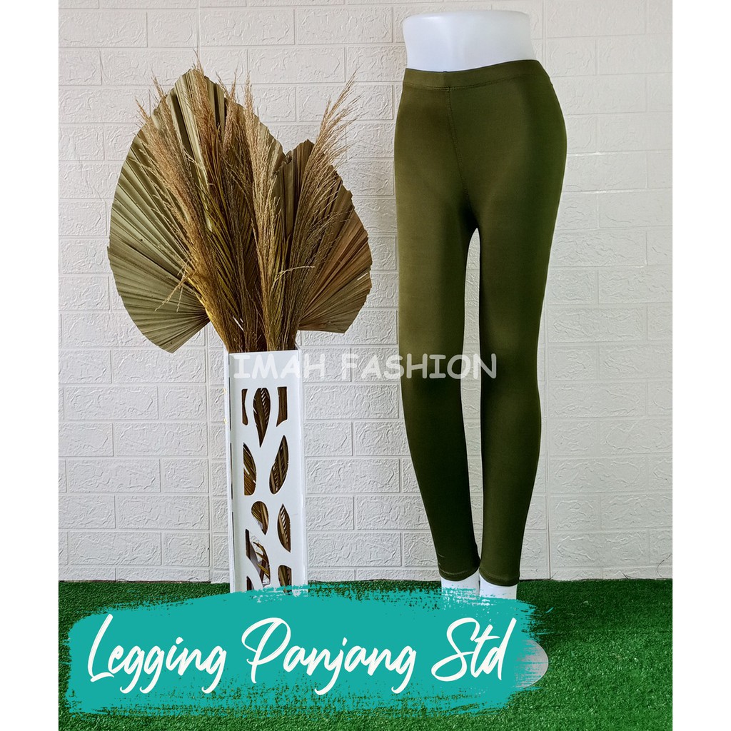 CELANA LEGGING PANJANG WANITA BAHAN SPANDEK JERSEY CELANA OLAHRAGA WANITA