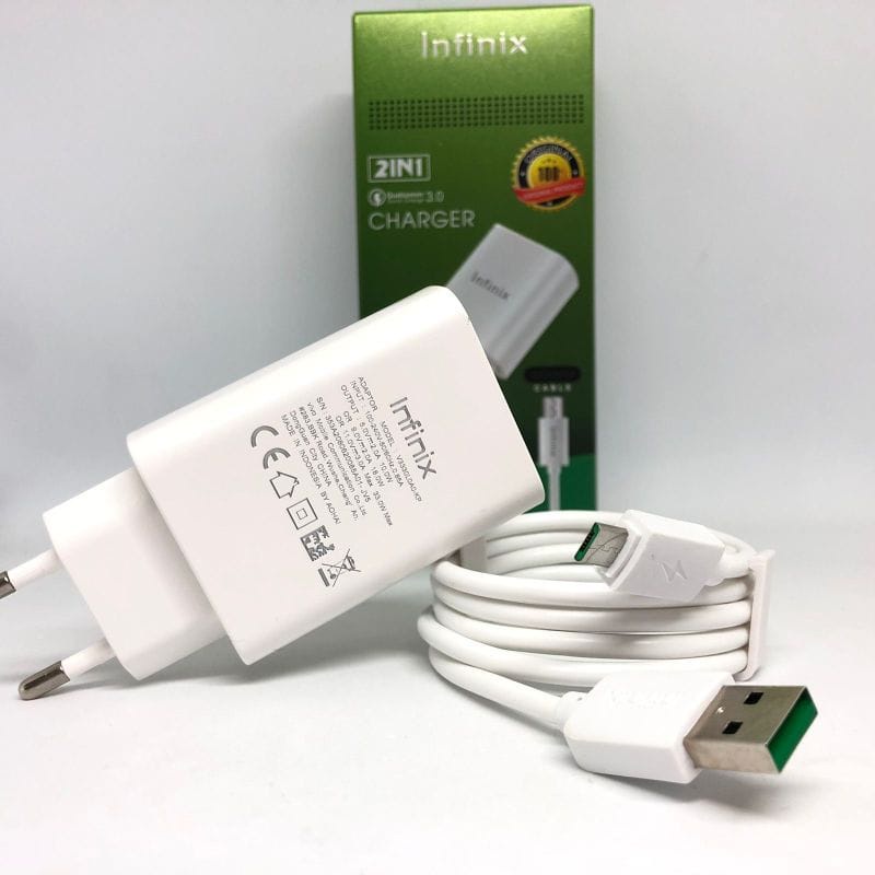 (ba) Charger Merk Infinix Qualcomm 33W Fast Charging Ori 100%