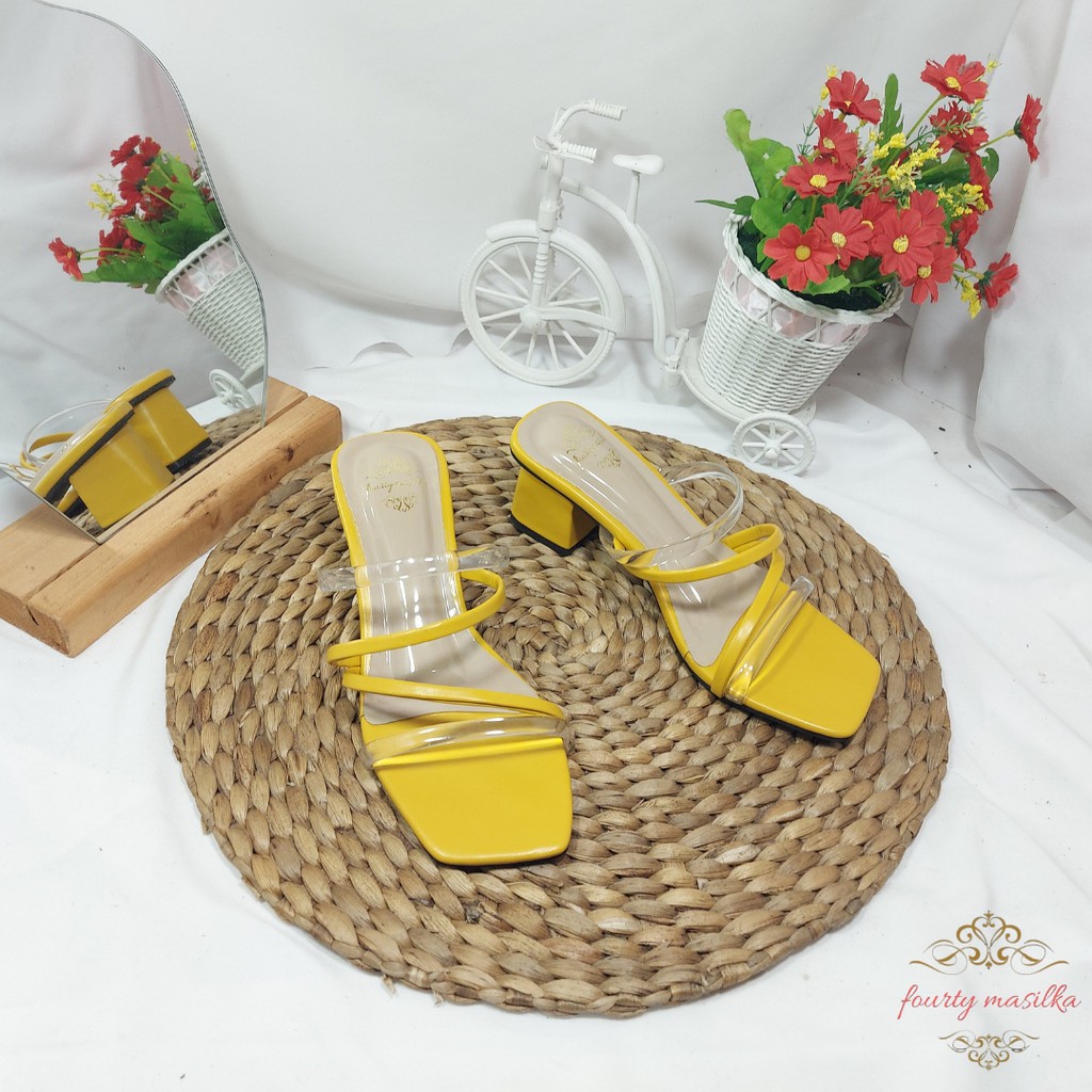 RHM Sandal Wanita Chunky Heels MASILKA