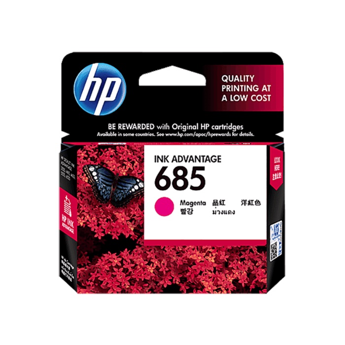 Tinta HP 685 Magenta Original Cartridge - CZ123AA