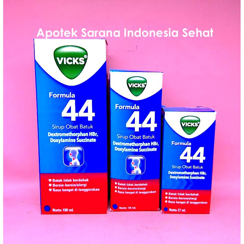VICKS FORMULA  44 DEWASA