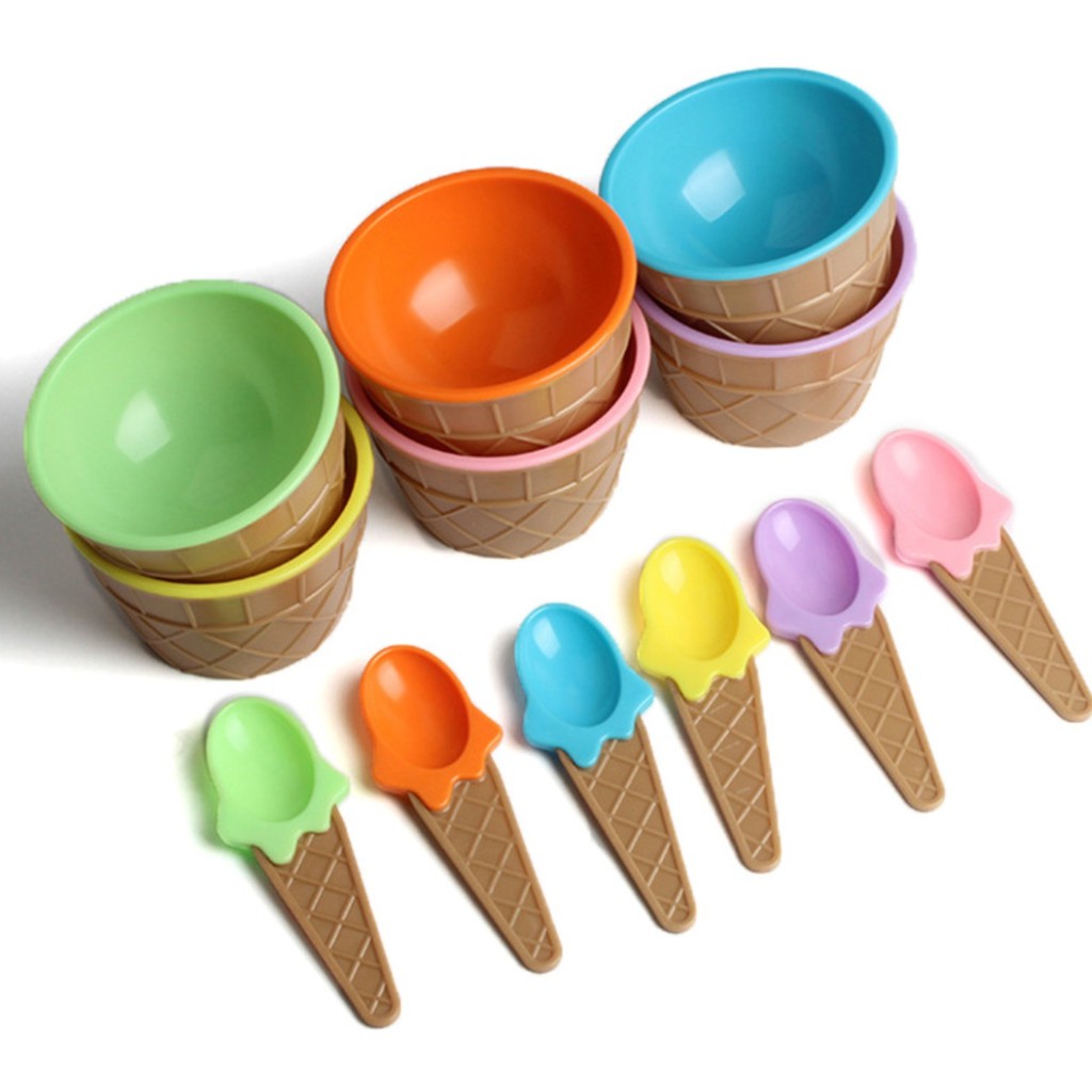 Jual Mangkok Es Krim Mangkuk 1041 Cemilan Ice Cream Bowl Set Mangkok Sendok Indonesiashopee 9773