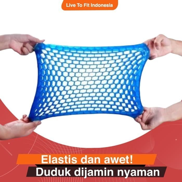 matras terapi bantal duduk free sarung jumbo size 40 x 35 x 2 cm