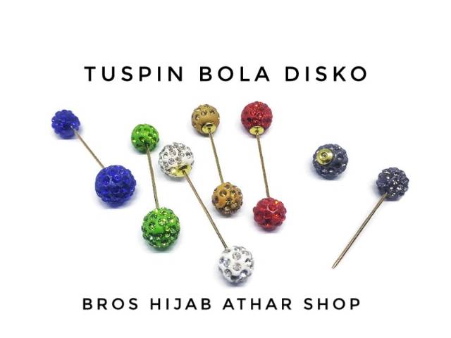 Bros tuspin/tuspin/klip turki/tuspin bola disko/aksesoris fashion/peniti bohlam/jarum pentul