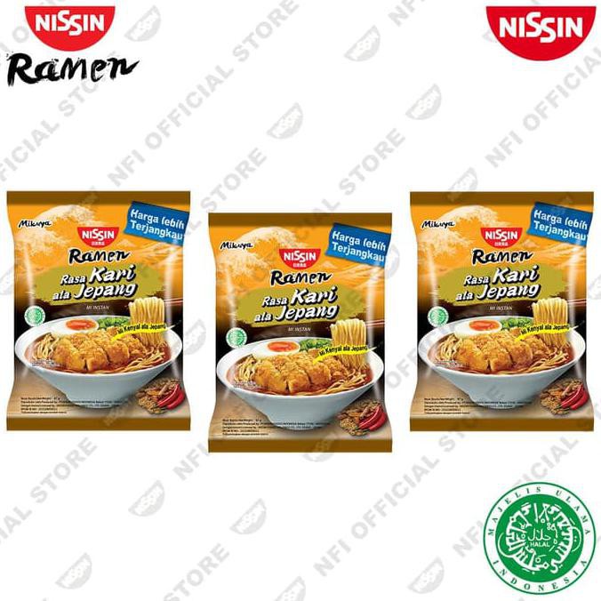

Termurah Nissin Ramen Rasa Kari Ala Jepang - 261Gr - 3 Pcs