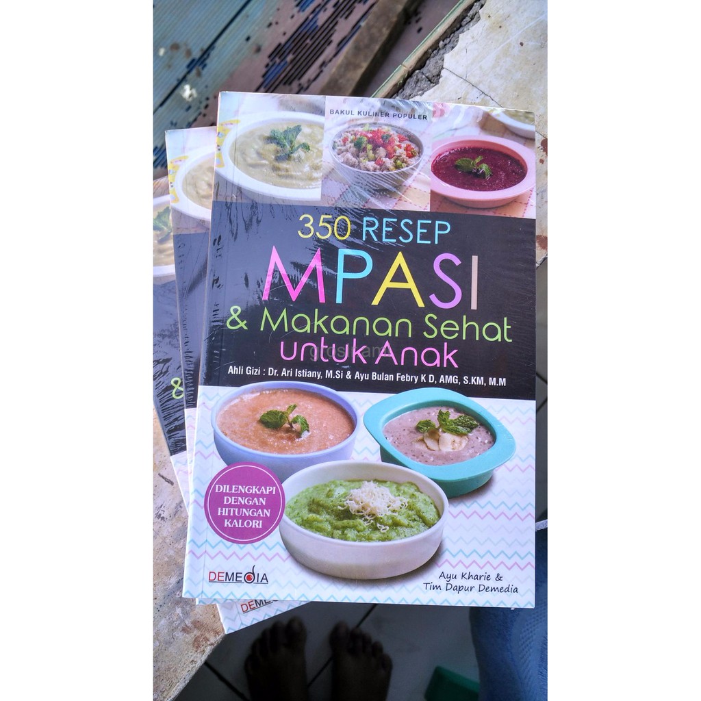 Buku 350 Resep MPASI Makanan Sehat Untuk Anak Grosir Shopee Indonesia