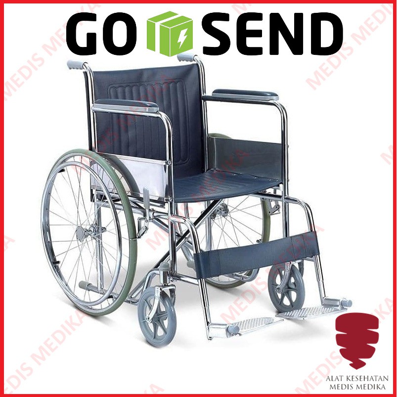 GOJEK ONLY Kursi Roda GEA FS871 Standar Wheel Chair FS 871 Ekonomis