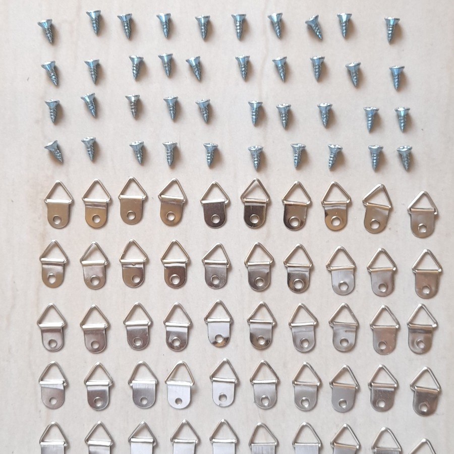 Cantolan Gantungan plus Sekrup Pigura Frame Bingkai kecil 2cm