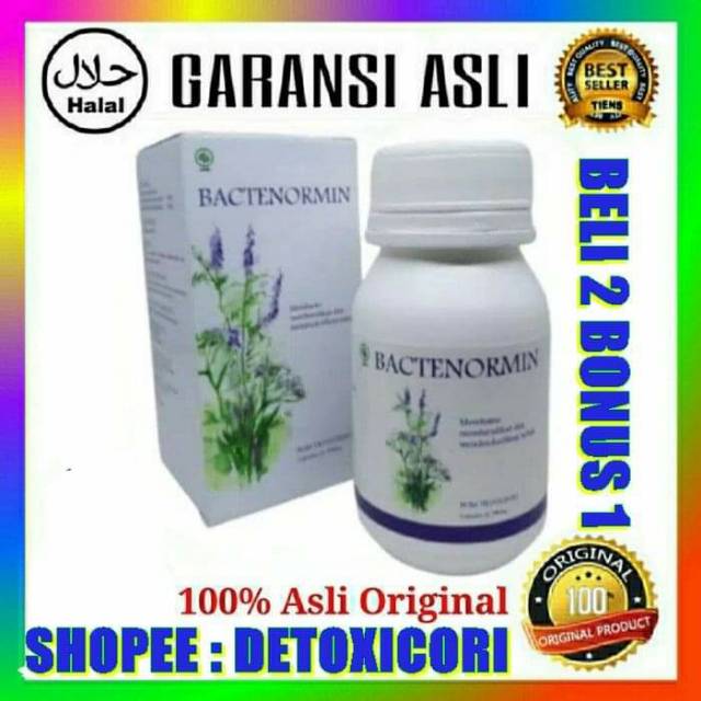 BACTENORMIN ASLI ORIGINAL OBAT HERBAL ANTI PARASIN BPOM