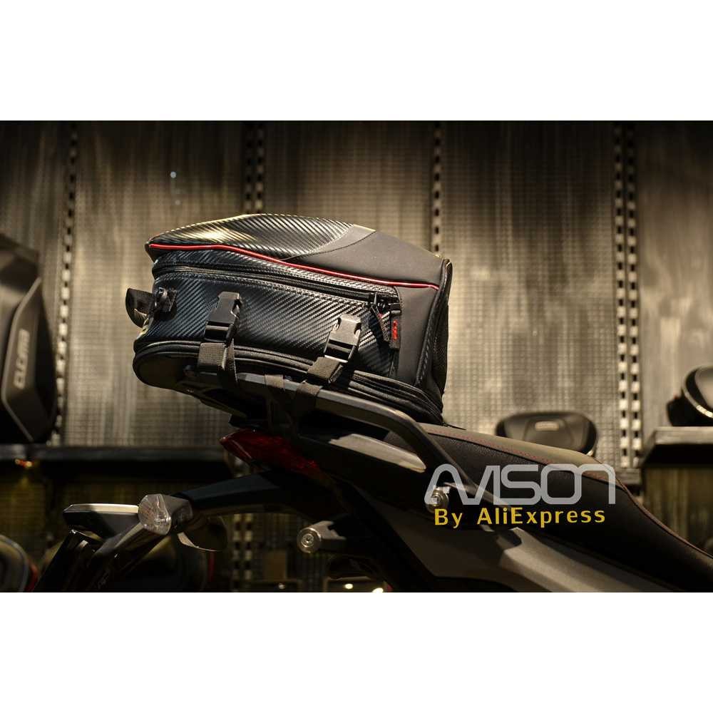 VOLERO Tas Motor Touring Back Seat Tail Storage Bag Multifungsi Tas Turing Sepeda Motor Murah