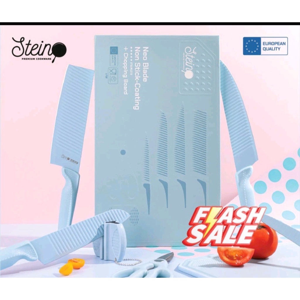 STEIN STEINCOOKWARE NEO BLADE KNIF SET 7 IN1 PISAU SET  STEIN TERBARU