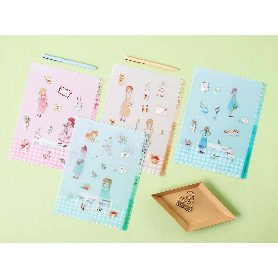 Fairy Forest 3 Pockets File Folder A6 | map kecil lucu
