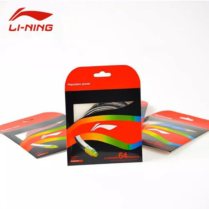 senar raket badminton lining ap 64 rainbow