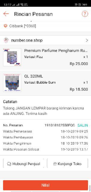 Premium Parfume Pengharum Ruangan 300 Ml