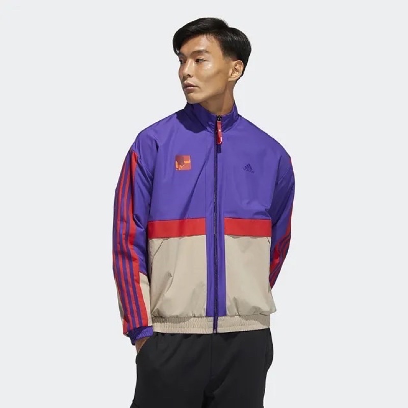 Adidas Men CNY South Jacket Khaki Purple Original