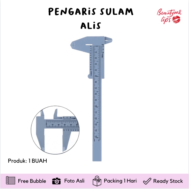 Penggaris pengukur Alis Untuk Sulam Alis / PENGGARIS CAPILER / PENGGARIS ALIS