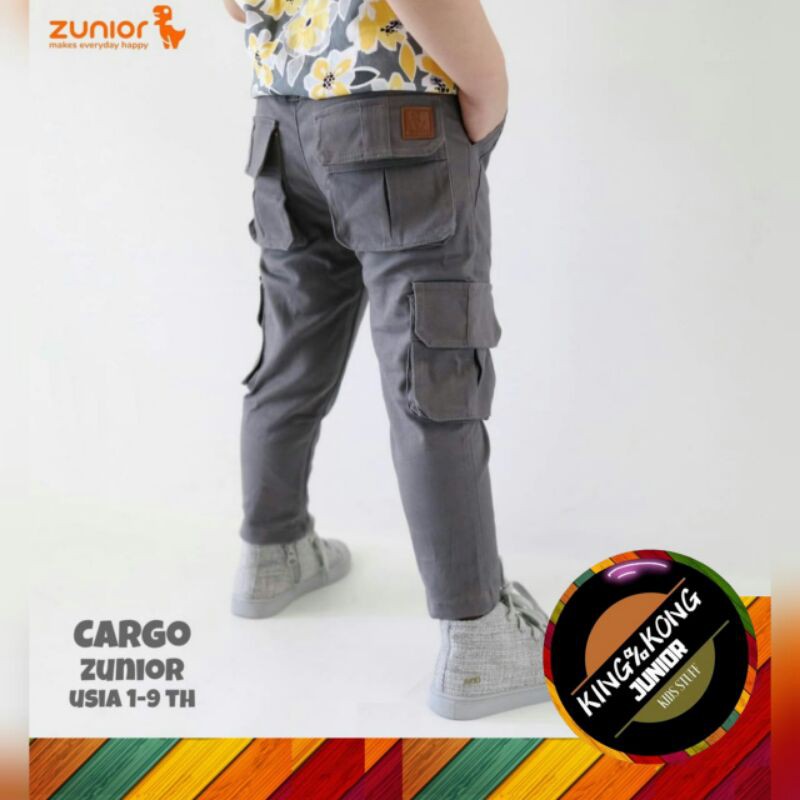 Celana Cargo Anak Laki Laki Premium Zunior 1-9 Tahun