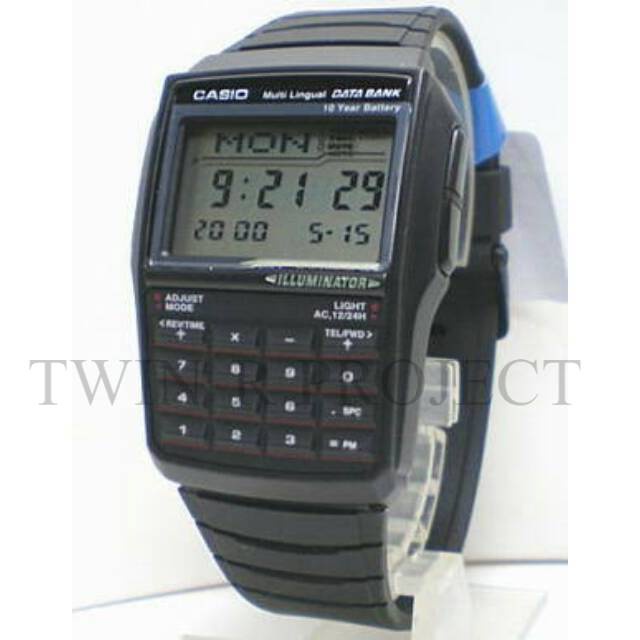 Casio Original Data Bank Type DBC-32-1A / Jam Tangan Pria