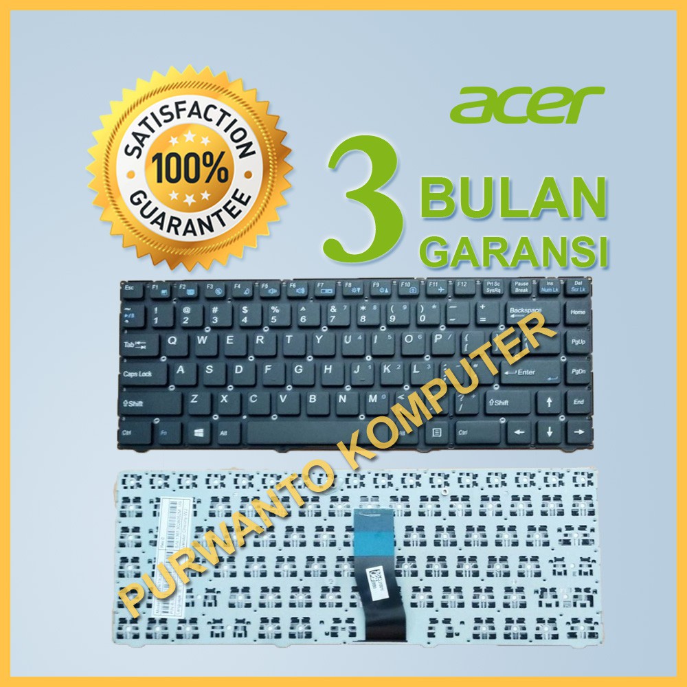 Keyboard Laptop Acer Aspire Z476 Black