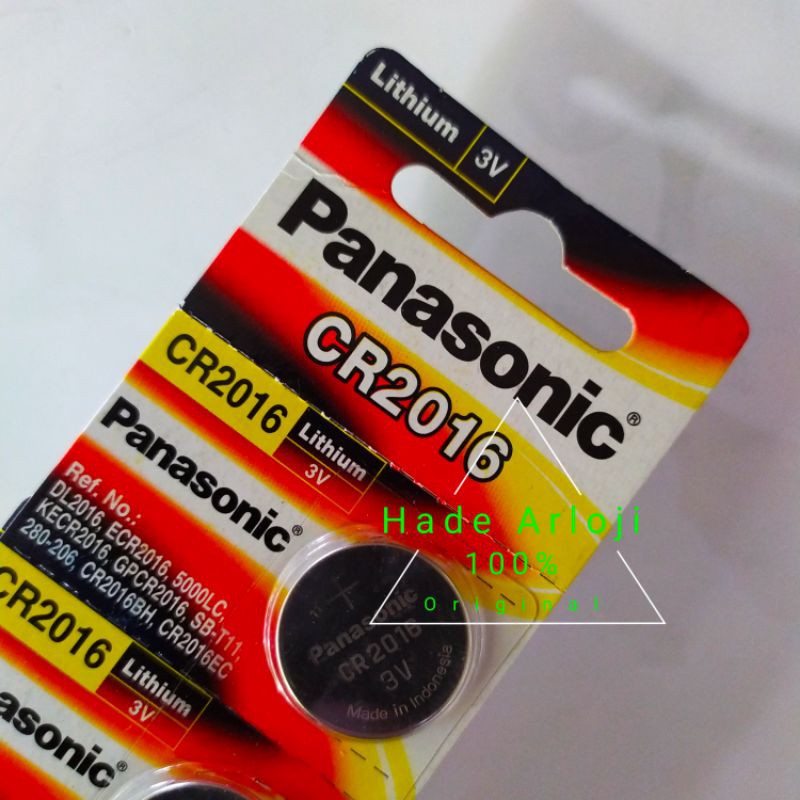 baterai Panasonic cr2016 batre cr2016  cr2016 original