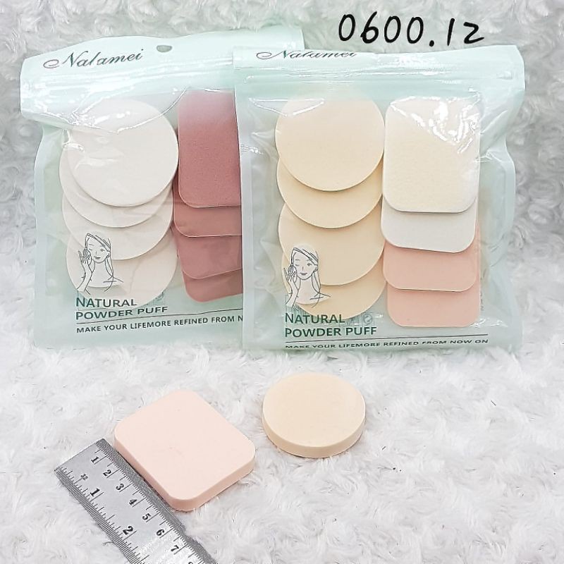 ❤ RATU ❤ Sponge Make Up isi 8 | Sponge MakeUp isi 4 | Sponge Isi 10 | Sponge 4in1 Bulat | Sponge 4in1 Motif