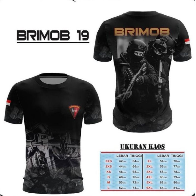 KAOS JERSEY BRIMOB-19 FULL PRINTING