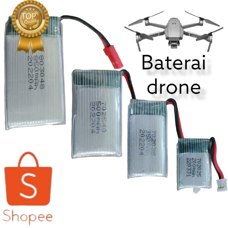 TERLARIS Battery Drone/Battre Drone pesawat LiPo 1S 850 3.7 Volt