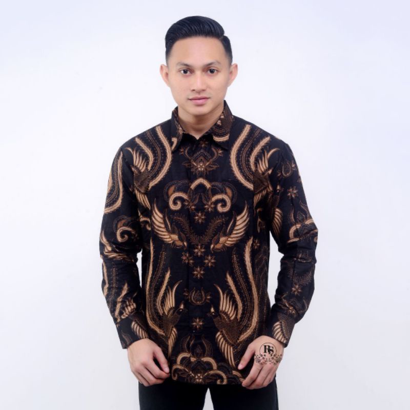 KEMEJA BATIK PRIA LENGAN PANJANG / KEMEJA BATIK MURAH / KEMEJA BATIK PRIA M L XL XXL