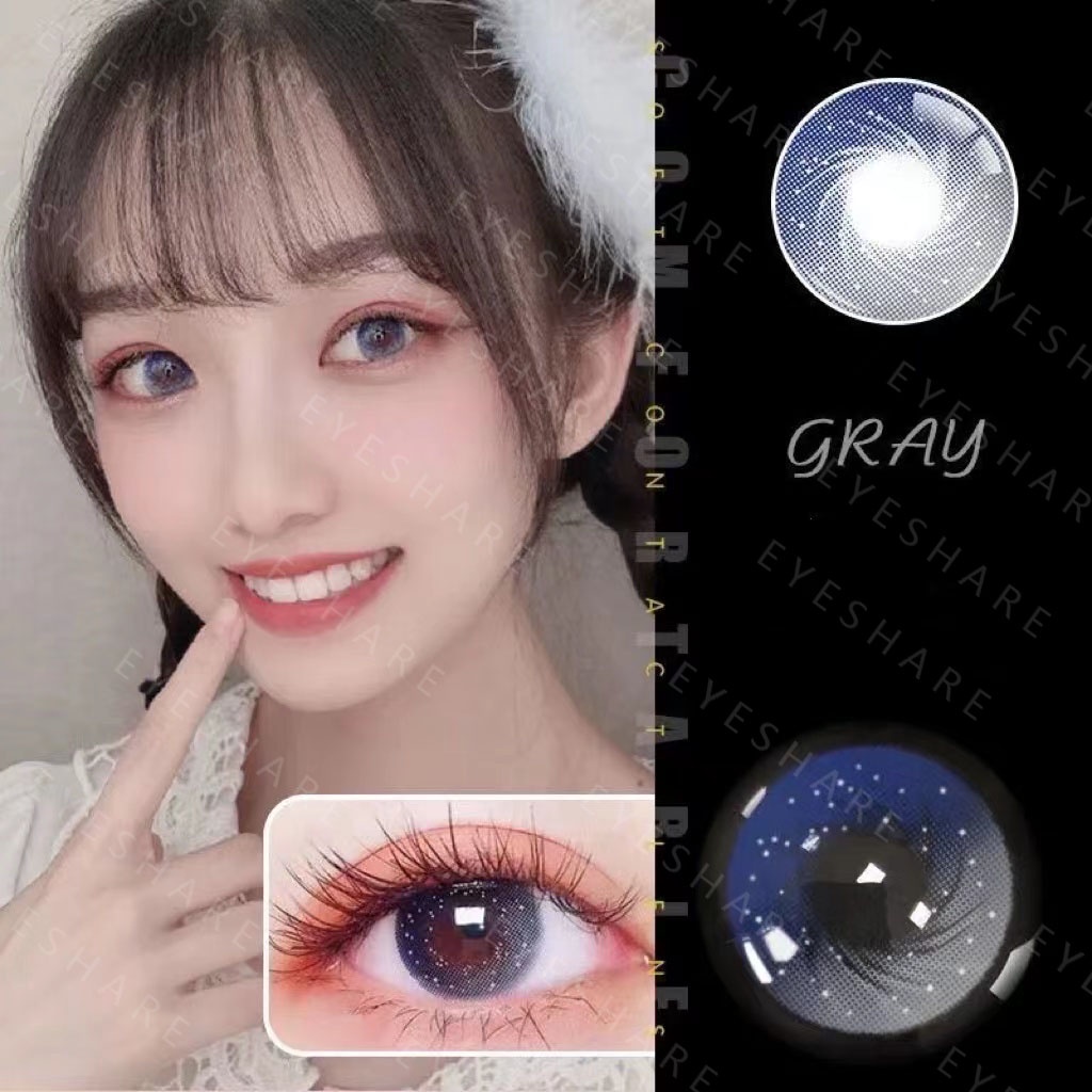 Ready Stock 1 pasang lensa kontak warna diameter 14-14.2MM softlens mata korea softlen murah soflen model terbaru 2023