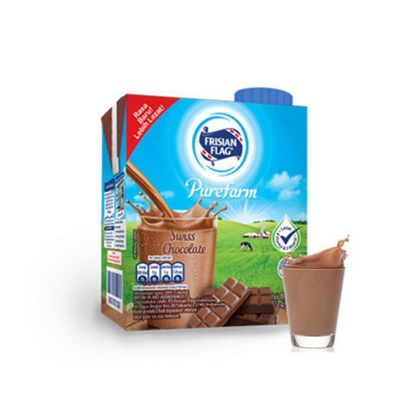 susu Frisian Flag UHT Swiss Chocolate [450ml