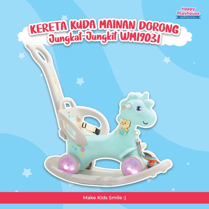 KERETA KUDA-MAINAN DORONG- KUDA KUDAAN ANAK - WM19031