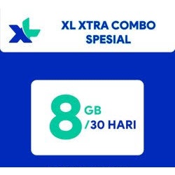 [MURAH] INJECT KUOTA PAKET DATA XL XTRA COMBO SPESIAL 8GB 14GB MASA AKTIF 30HARI
