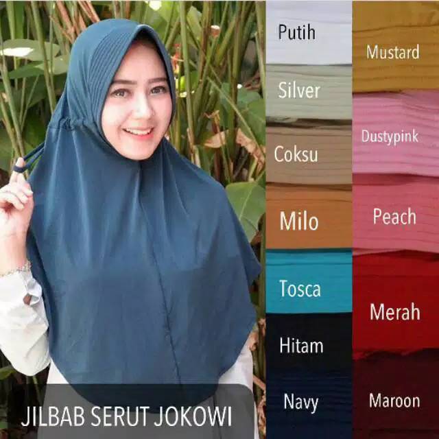 JILBAB INSTAN jilbab serut adiba termurah hijab instan