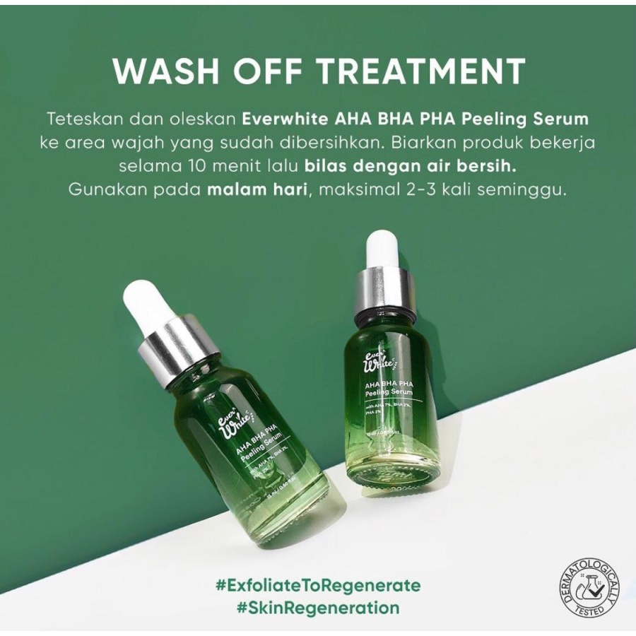 ✨ AKU MURAH ✨[KEMASAN LAMA] Everwhite AHA BHA PHA Peeling Serum