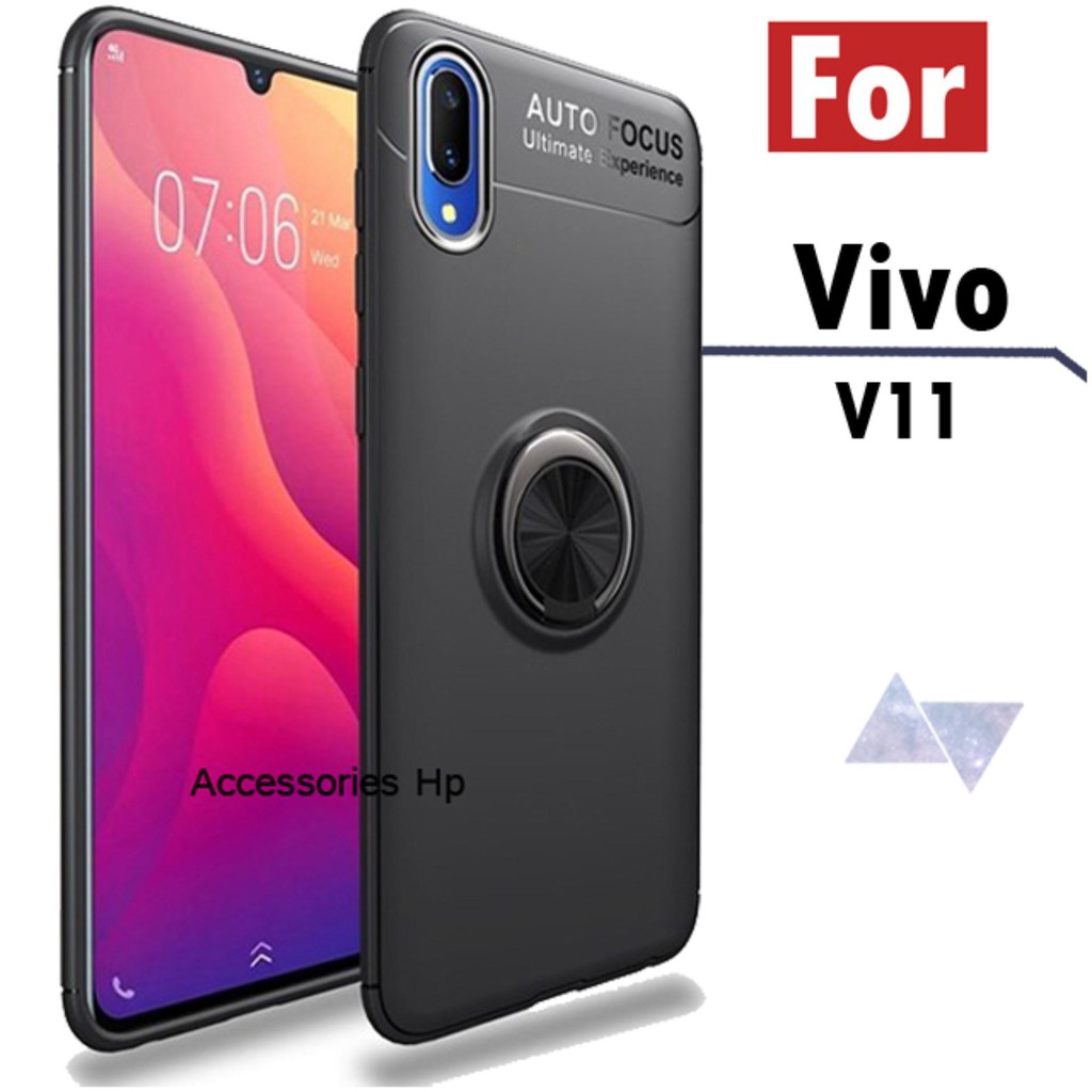 GRA Case Vivo V11 / V11i Case Autofocus Invisible Iring Soft Case