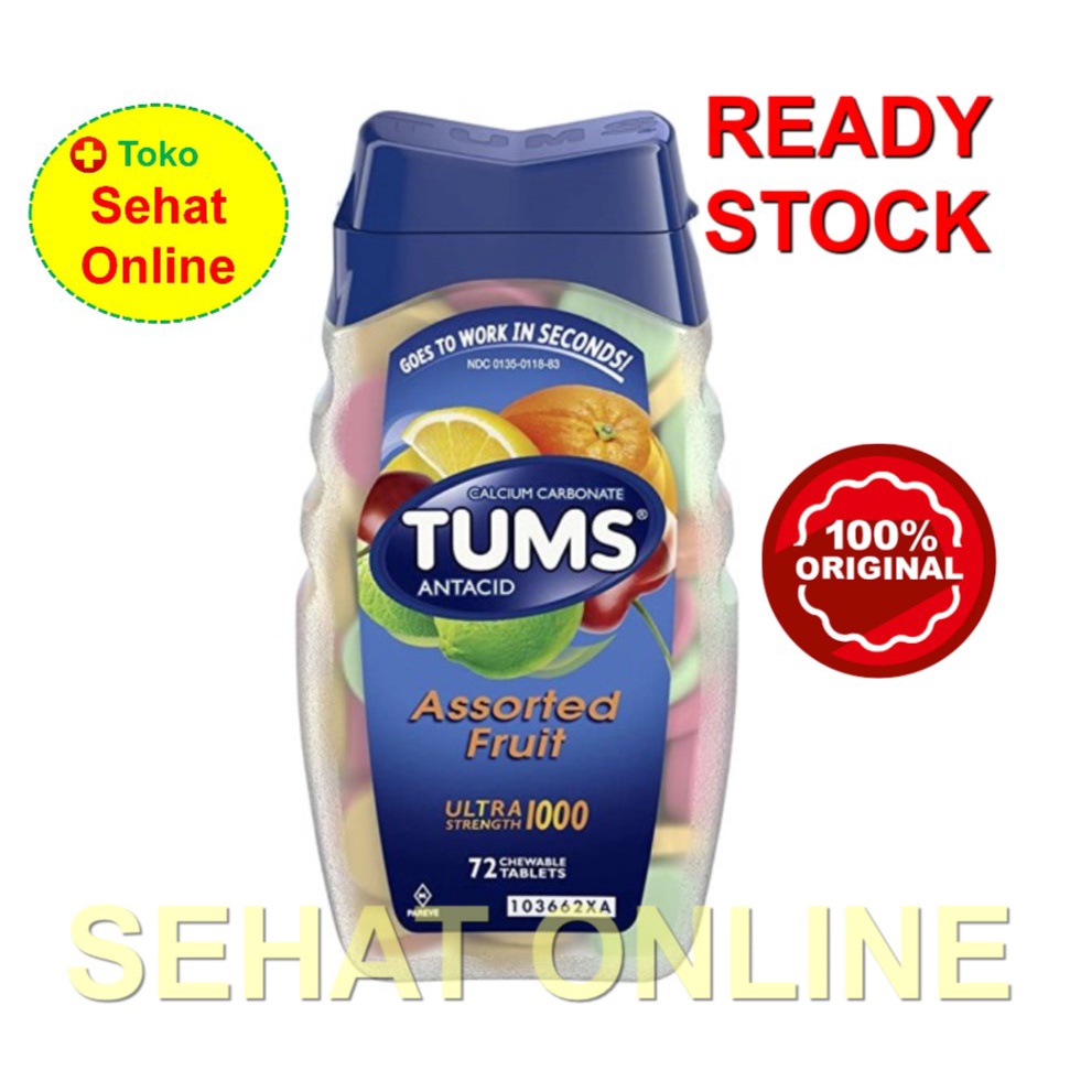 TUMS Antacid Ultra Strength 1000 Untuk Maag dan Asam Lambung