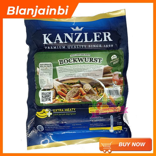 

Kanzler Bockwurst 360gr Bandung