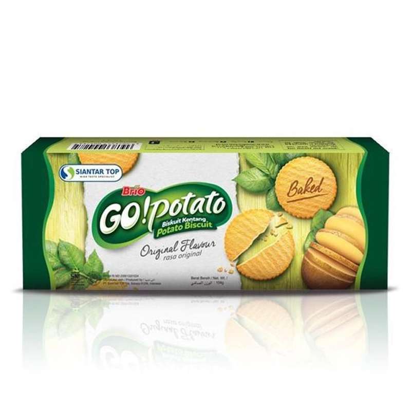 

Brio Go Potato Biskuit Kentang Box 104 g