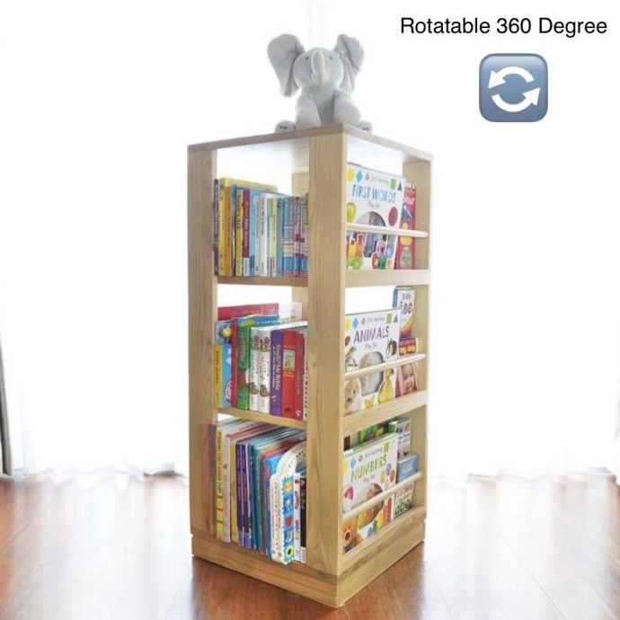 

Wills Tower Book Shelf - Lemari Buku Anak - Premium Montessori